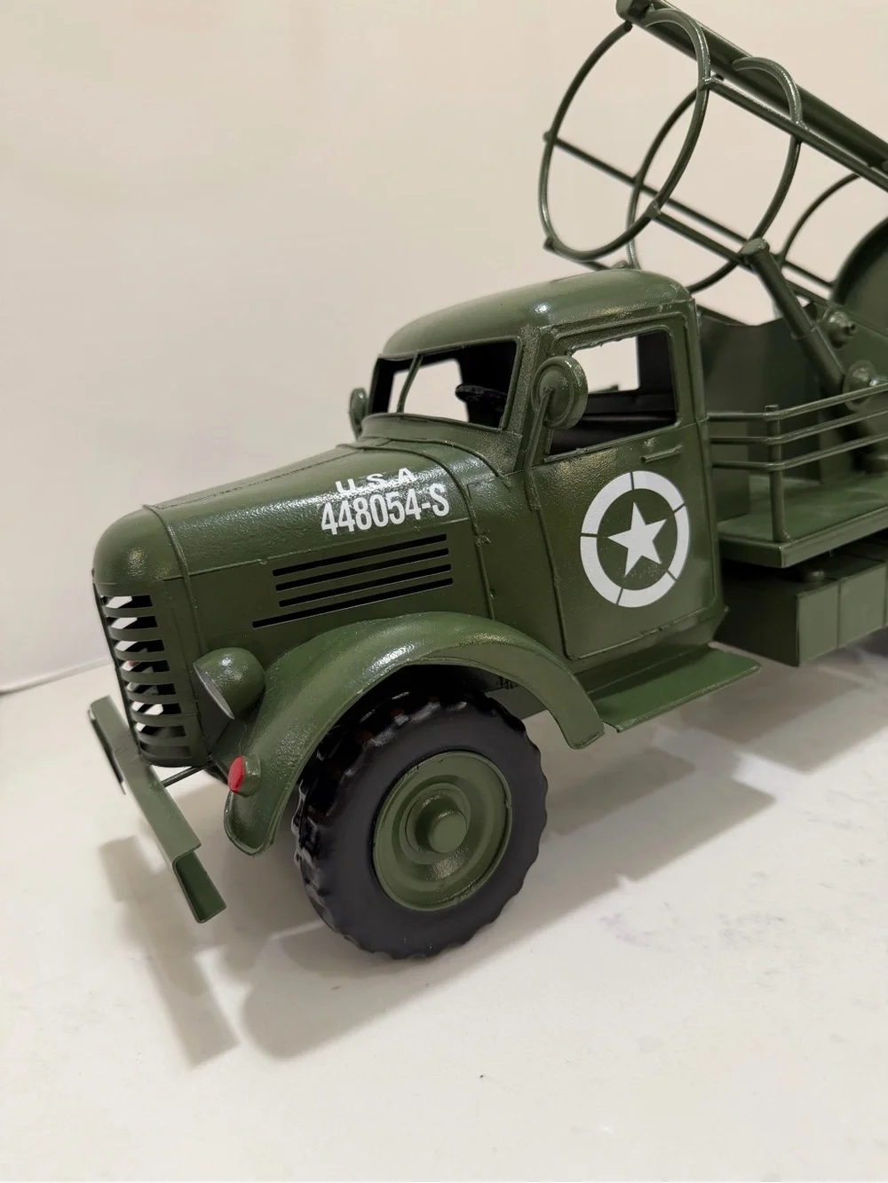The Peacekeeper Military Truck Camouflage Metal Decanter